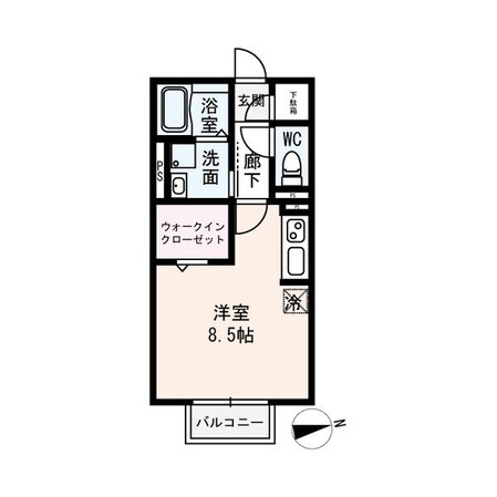 エクセルーム　K　Ⅲの物件間取画像